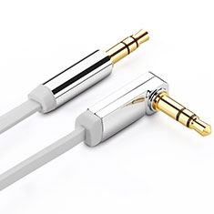 Audio Stereo 3.5mm Klinke Kopfhörer Verlängerung Kabel auf Stecker A02 für Apple MacBook Air 13 Weiß