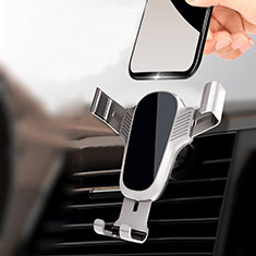 Auto KFZ Armaturenbrett Halter Halterung Universal AutoHalter Halterungung Handy KO3 für Vivo iQOO U3 5G Silber