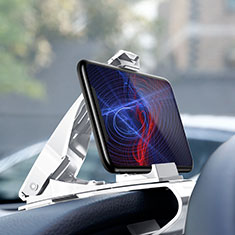 Auto KFZ Armaturenbrett Halter Halterung Universal AutoHalter Halterungung Handy T03 für Wiko View Prime 4G Weiß