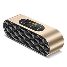 Bluetooth Mini Lautsprecher Wireless Speaker Boxen K03 für Samsung Galaxy A6 2018 Gold