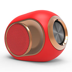 Bluetooth Mini Lautsprecher Wireless Speaker Boxen K05 für Sharp Aquos wish3 Rot