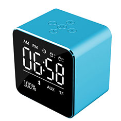 Bluetooth Mini Lautsprecher Wireless Speaker Boxen K08 für Wiko Power U10 Blau