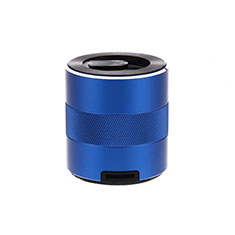 Bluetooth Mini Lautsprecher Wireless Speaker Boxen K09 für Samsung Galaxy A6 2018 Blau