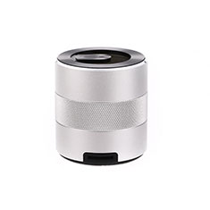 Bluetooth Mini Lautsprecher Wireless Speaker Boxen K09 für Sharp Aquos wish3 Silber