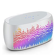 Bluetooth Mini Lautsprecher Wireless Speaker Boxen S06 für Samsung Galaxy M30 Weiß