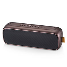 Bluetooth Mini Lautsprecher Wireless Speaker Boxen S09 für Sharp Aquos wish3 Braun