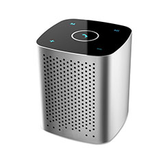Bluetooth Mini Lautsprecher Wireless Speaker Boxen S10 für Sharp Aquos wish3 Silber