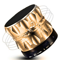 Bluetooth Mini Lautsprecher Wireless Speaker Boxen S13 für Samsung Galaxy A71 4G A715 Gold