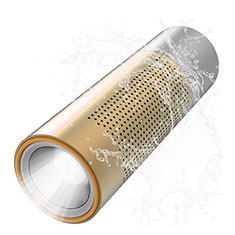 Bluetooth Mini Lautsprecher Wireless Speaker Boxen S15 für Samsung Galaxy A6 2018 Gold