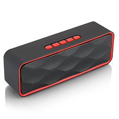 Bluetooth Mini Lautsprecher Wireless Speaker Boxen S18 für Sharp Aquos R6 Rot