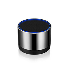 Bluetooth Mini Lautsprecher Wireless Speaker Boxen S27 für Samsung Galaxy M04 Silber