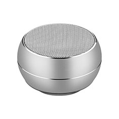 Bluetooth Mini Lautsprecher Wireless Speaker Boxen für Oppo A57s Silber