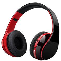 Bluetooth Wireless Stereo Kopfhörer Sport Headset In Ear Ohrhörer H72 für Huawei Honor 6X Rot