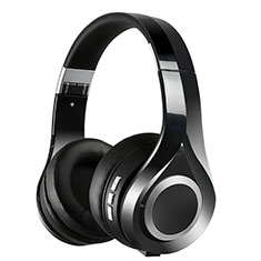Bluetooth Wireless Stereo Kopfhörer Sport Headset In Ear Ohrhörer H75 für Samsung Galaxy A03 Schwarz