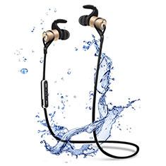 Bluetooth Wireless Stereo Kopfhörer Sport Ohrhörer In Ear Headset H50 für Vivo iQOO U1 Gold