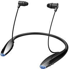 Bluetooth Wireless Stereo Kopfhörer Sport Ohrhörer In Ear Headset H51 für Huawei P10 Schwarz