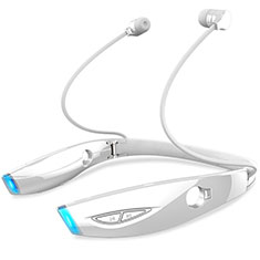 Bluetooth Wireless Stereo Kopfhörer Sport Ohrhörer In Ear Headset H52 für Oppo Reno5 A Weiß