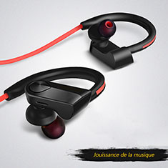 Bluetooth Wireless Stereo Kopfhörer Sport Ohrhörer In Ear Headset H53 für Vivo Y35 4G Schwarz