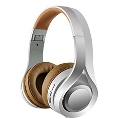 Bluetooth Wireless Stereo Ohrhörer Sport Headset In Ear Kopfhörer H75 für Huawei Honor 6X Weiß
