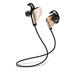 Bluetooth Wireless Stereo Ohrhörer Sport Kopfhörer In Ear Headset H35 für Oppo Reno7 Pro 5G Gold