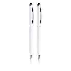 Eingabestift Touchscreen Pen Stift 2PCS H05 für Oppo F19 Pro Weiß