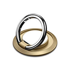 Fingerring Ständer Magnetische Smartphone Halter Halterung Universal H10 für Oppo Reno5 Lite Gold