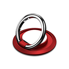 Fingerring Ständer Magnetische Smartphone Halter Halterung Universal H10 für Vivo iQOO U3 5G Rot