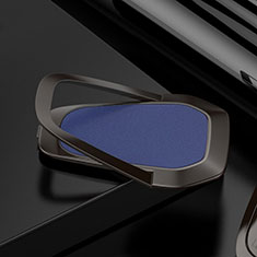 Fingerring Ständer Magnetische Smartphone Halter Halterung Universal S21 für Sony Xperia 10 V Blau