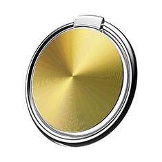 Fingerring Ständer Magnetische Smartphone Halter Halterung Universal Z01 für Wiko Rainbow Jam Gold