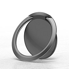 Fingerring Ständer Magnetische Smartphone Halter Halterung Universal Z03 für Nokia C30 Schwarz