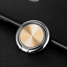 Fingerring Ständer Magnetische Smartphone Halter Halterung Universal Z11 für Vivo iQOO U3 5G Gold