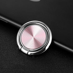 Fingerring Ständer Magnetische Smartphone Halter Halterung Universal Z11 für Oppo A1x 5G Rosegold