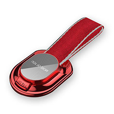Fingerring Ständer Smartphone Halter Halterung Universal R11 für Sharp Aquos wish3 Rot