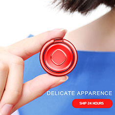 Fingerring Ständer Smartphone Halter Halterung Universal für Samsung Galaxy Note 2 N7100 N7105 Rot