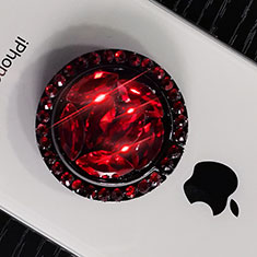 Fingerring Ständer Smartphone Halter Halterung Universal S16 für Asus ROG Phone 5s Rot