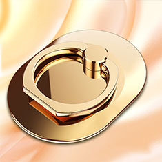 Fingerring Ständer Smartphone Halter Halterung Universal Z19 für Oppo Reno5 Lite Gold