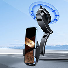 Halter Halterungung Auto Halter Halterung Saugnapf Universal N01 für Samsung Galaxy A12 Nacho Schwarz