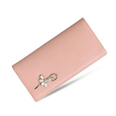 Handtasche Clutch Handbag Schutzhülle Leder Dancing Girl Universal für Vivo iQOO 11 Pro 5G Rosa