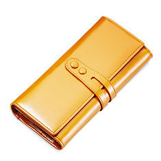 Handtasche Clutch Handbag Schutzhülle Leder Universal H14 für Oppo A57e Gold