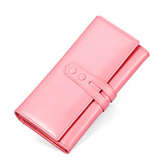 Handtasche Clutch Handbag Schutzhülle Leder Universal H14 für Oneplus Ace 2 5G Rosa
