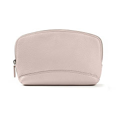 Handtasche Clutch Handbag Schutzhülle Leder Universal K14 für Xiaomi Redmi Note 13 Pro+ Plus 5G Grau