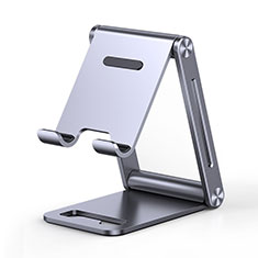 Handy Ständer Smartphone Halter Halterung Stand Universal K03 für Sharp Aquos wish3 Grau