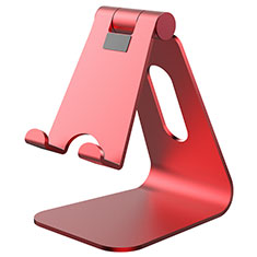 Handy Ständer Smartphone Halter Halterung Stand Universal K24 für Vivo iQOO U3 5G Rot