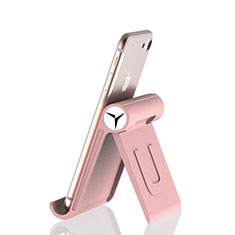 Handy Ständer Smartphone Halter Halterung Stand Universal K27 für Vivo Y75 5G Rosegold
