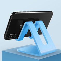 Handy Ständer Smartphone Halter Halterung Stand Universal N01 für Oneplus Ace 2 5G Blau
