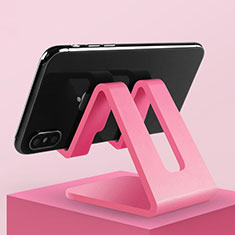 Handy Ständer Smartphone Halter Halterung Stand Universal N01 für Samsung Galaxy J3 2016 Pink