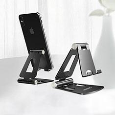 Handy Ständer Smartphone Halter Halterung Stand Universal N09 für Samsung Galaxy A50S Schwarz