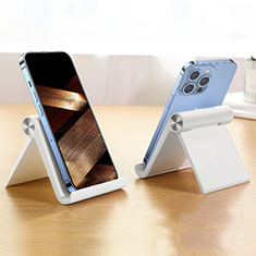 Handy Ständer Smartphone Halter Halterung Stand Universal N16 für Sony Xperia 10 V Weiß