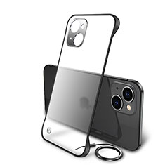 Handyhülle Hülle Crystal Hartschalen Tasche Schutzhülle H01 für Apple iPhone 13 Mini Schwarz