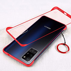 Handyhülle Hülle Crystal Hartschalen Tasche Schutzhülle H01 für Huawei Honor Play4 Pro 5G Rot